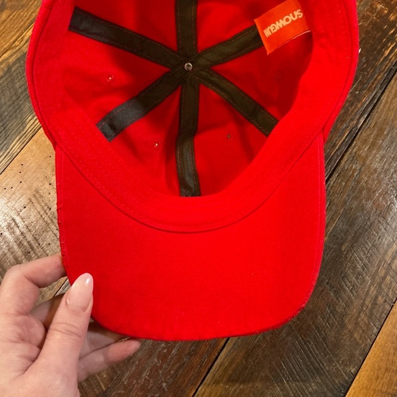 Snowgum Red Cotton Baseball Cap Adjustable Strapback Hat - Picture 3 of 10